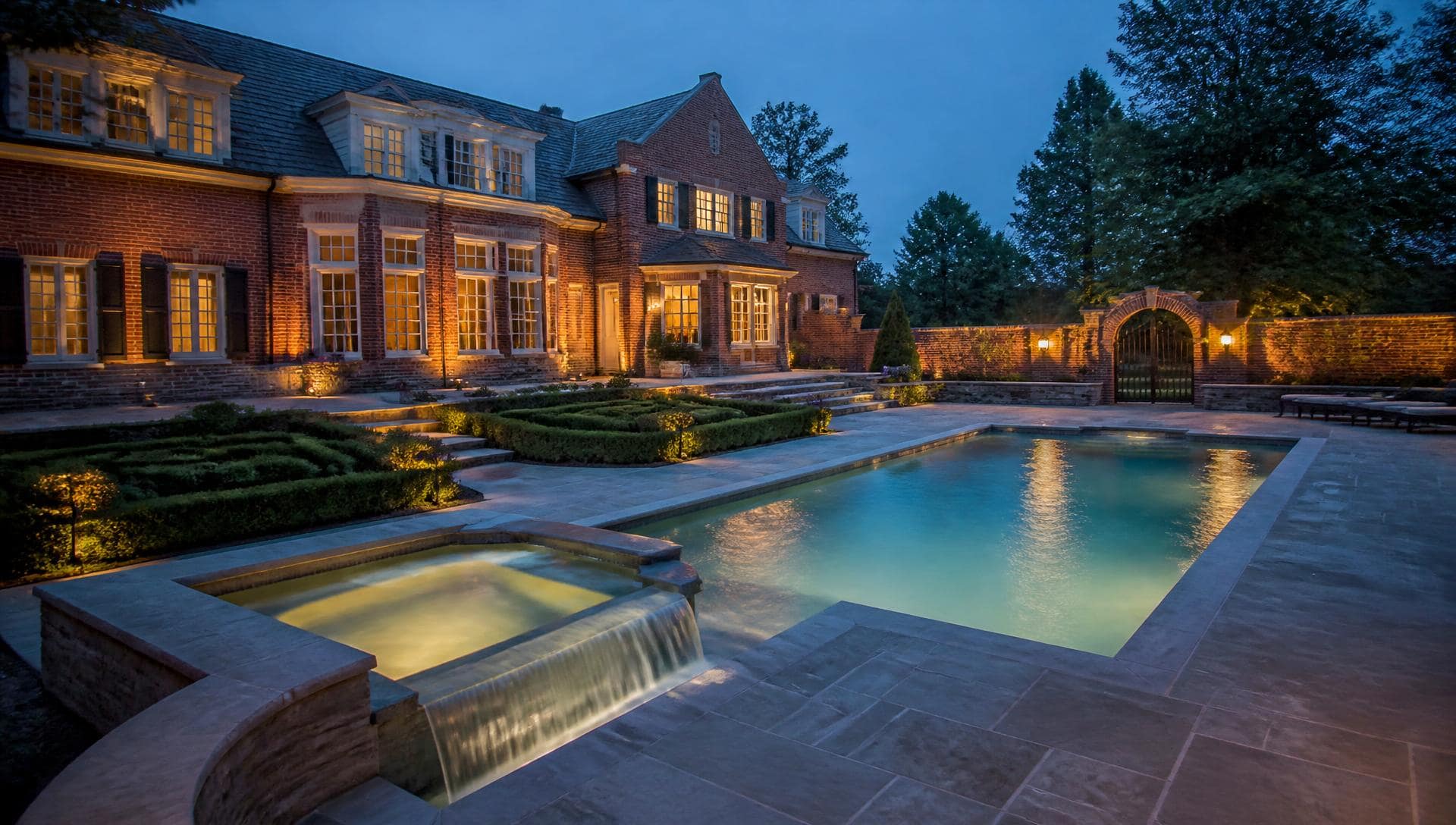 Luxury kitchen interior in a custom Piper Glen home